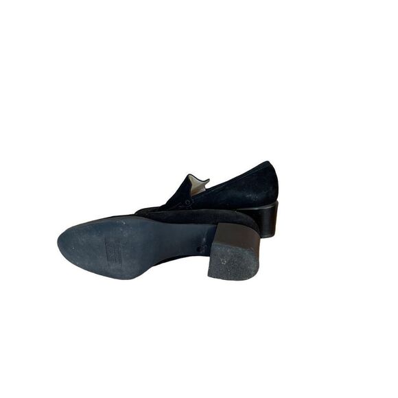 Enzo Angiolini Womens Black Solid Suede Slip On Block Heel Loafer Size 8.5 - Picture 7 of 7